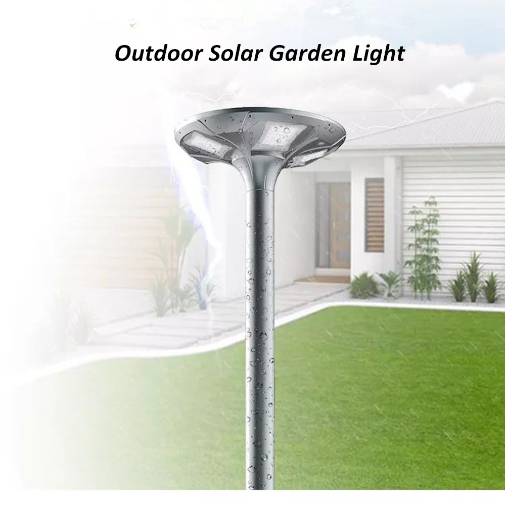 Factory Price Outdoor Energy Saving Landscape Waterproof UFO Park Solar Powered LED Garden Light