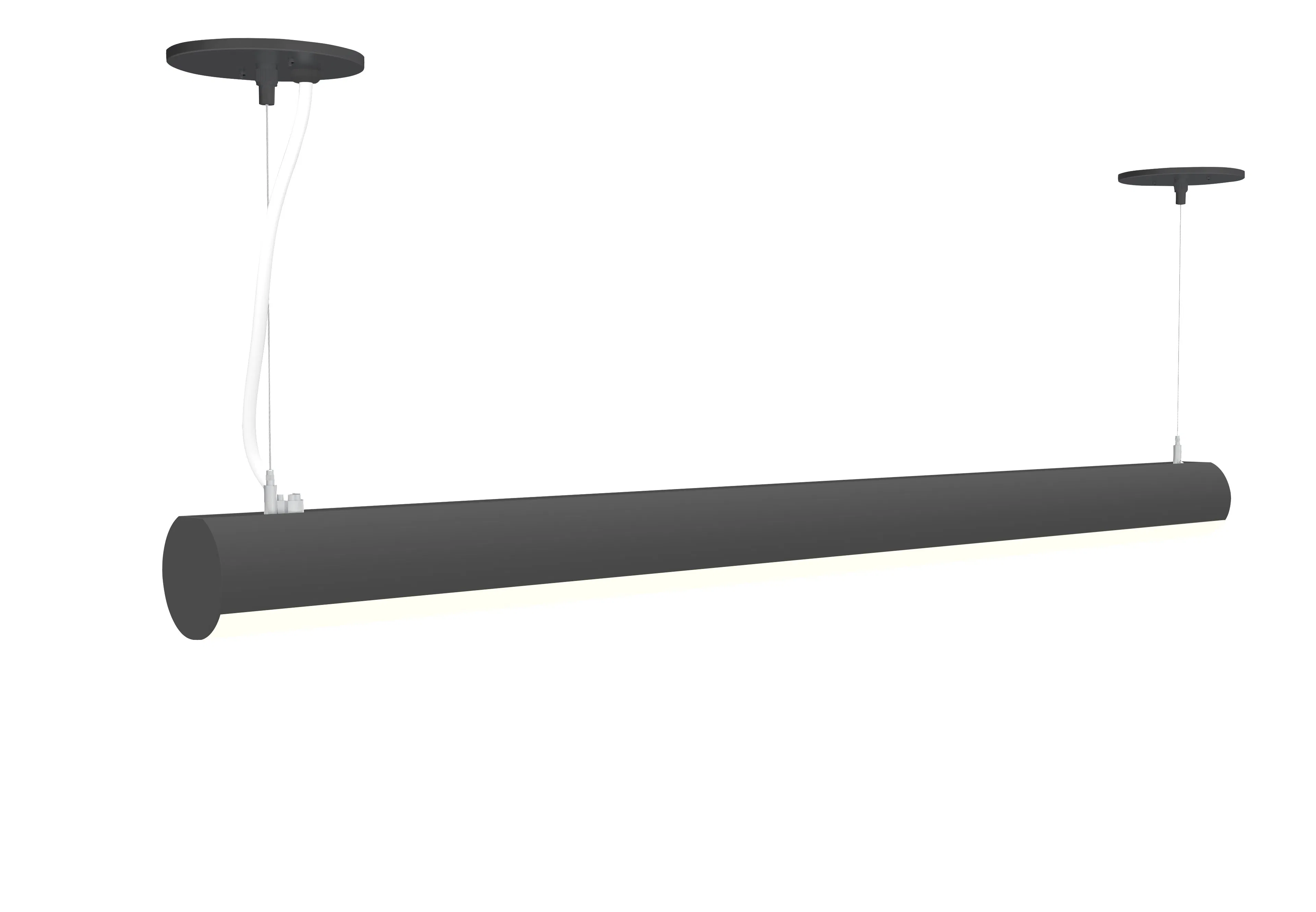 Best Selling Aluminum Suspension Luminaire Pendant Light LED Linear Suspended Chandelier for Office Meeting Rooms