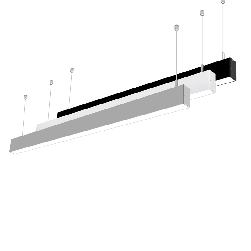 35*67mm Profile Slim Size Suspended LED Linear Light for Office