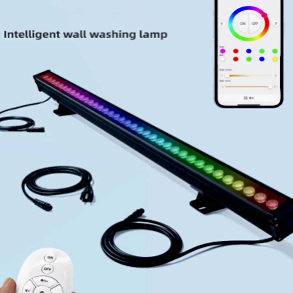 APP Control DMX512 RGBW LED Wall Light Wall Washer LED Light DMX IP Outdoor Beam Light LED Lamp City Light DMX