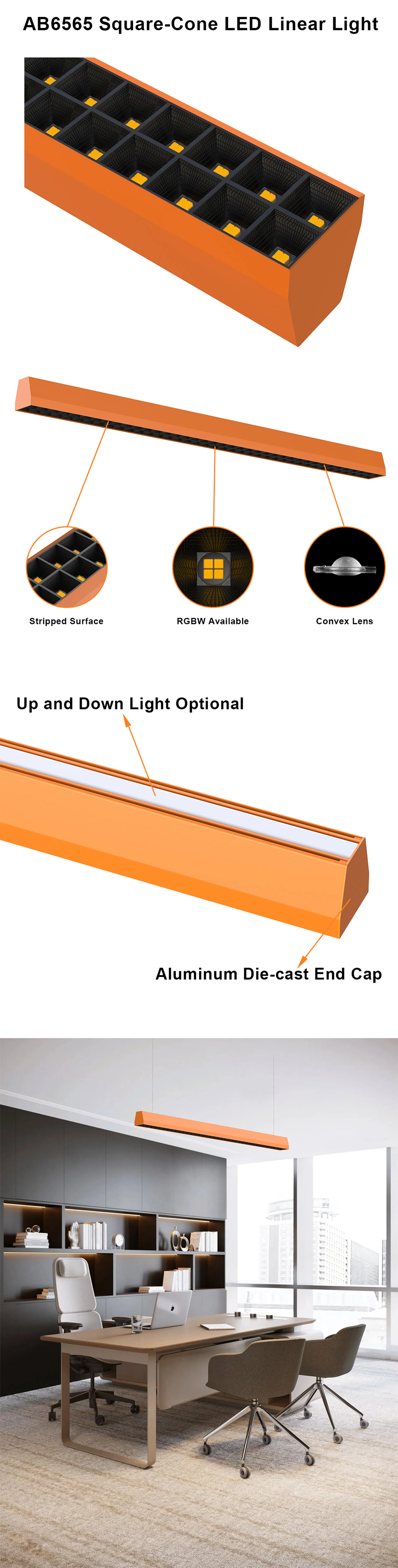 LED Pendant Linear Light