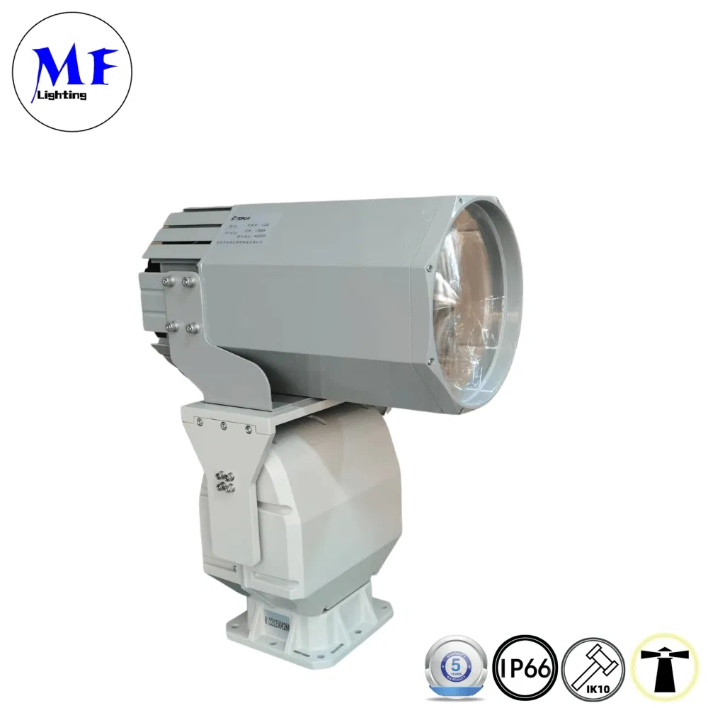 Factory Direct 200W 300W 2.1° 3° IP66 Waterproof 1000m 2000m 3000m Sea Ship Vessel Boat Marine Searching Rescue Searchlight LED Spot Search Light