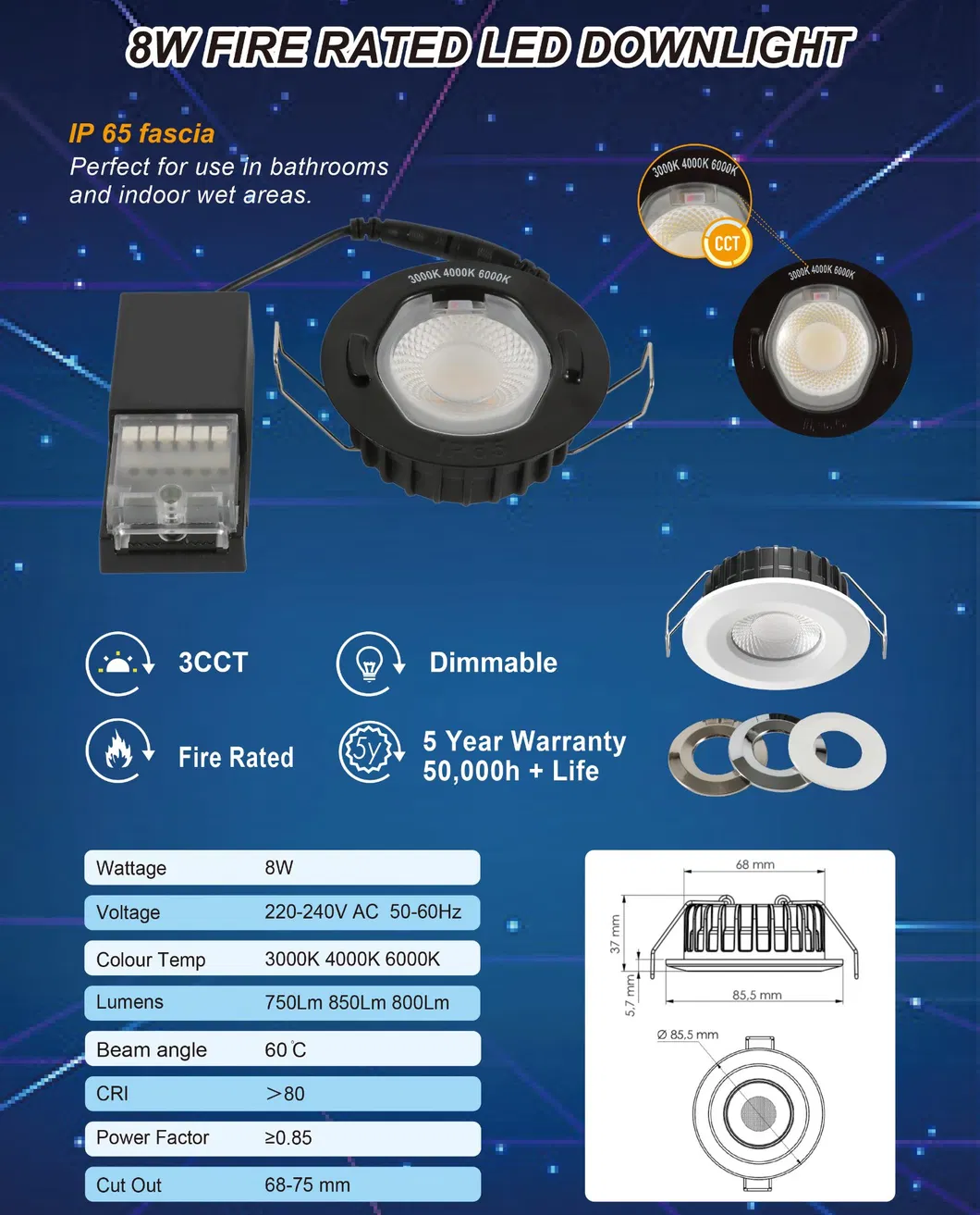 LED Downlight Full View