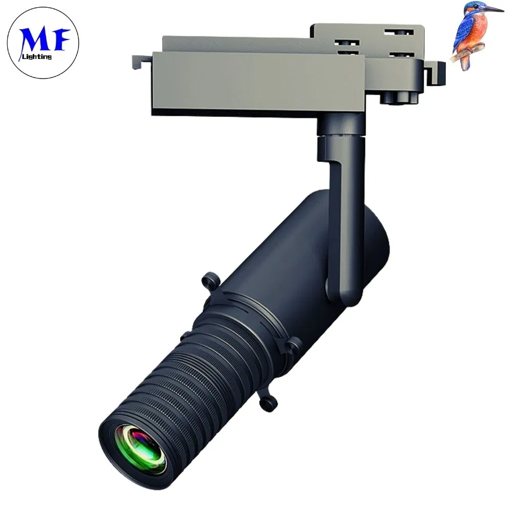 Factory Price 10W 1-10V Dimming Shapeable 360° Rotation High Brightness 2700K-6000K LED Spot Track Light for Art Gallery