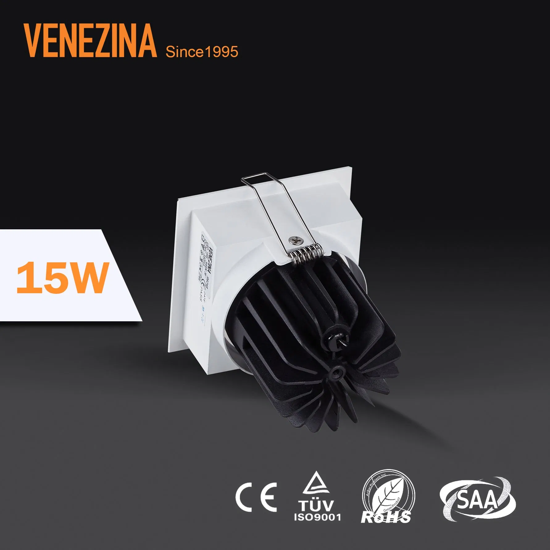 Ceiling LED Spot Light 15W Recessed Spot Donwlight Adjustable Down Light