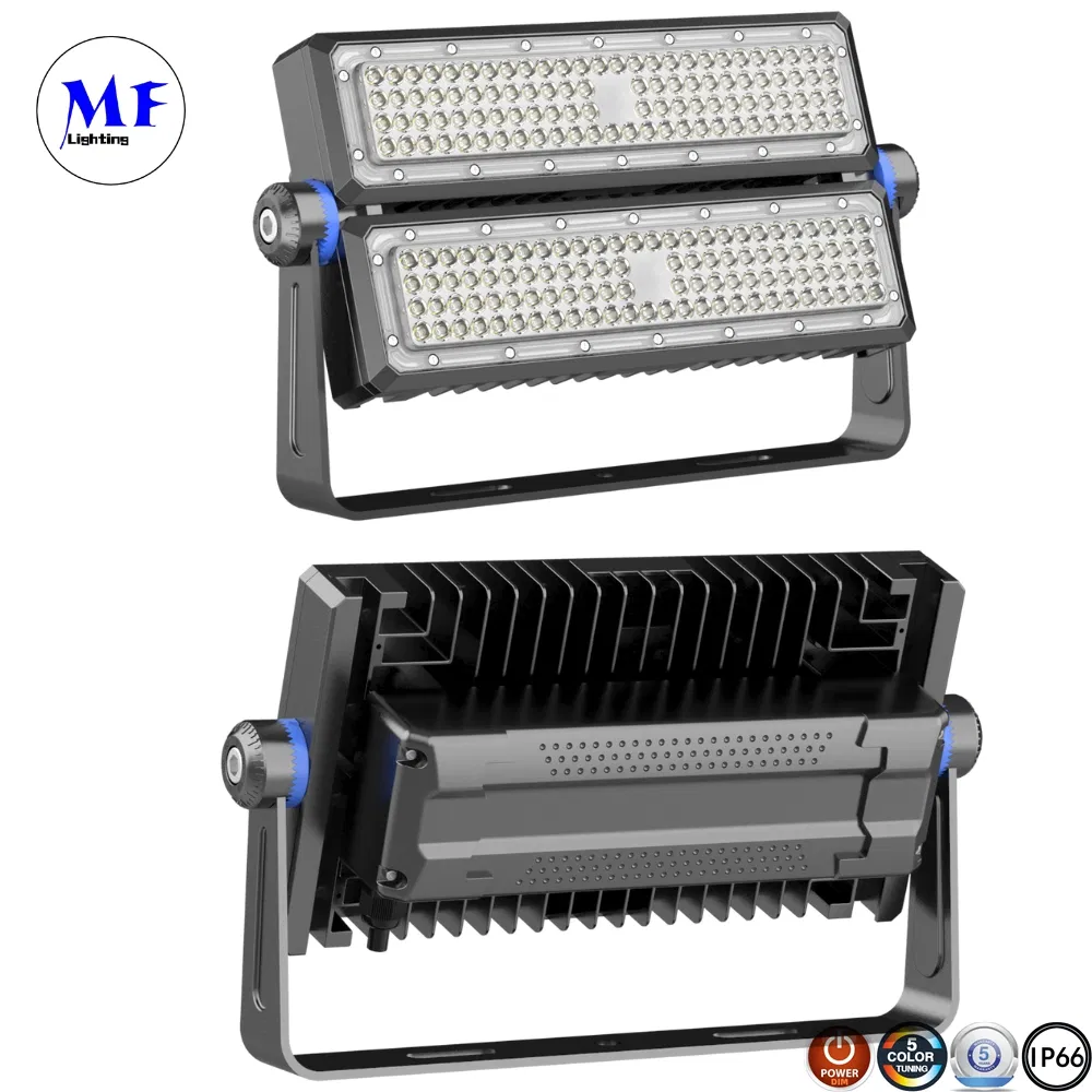 High Power Outdoor Waterproof IP66 50W 60W 100W 120W 150W180W 200W240W 250W 300W Nova II Tunnel Stadium Plaza Square LED Floodlight