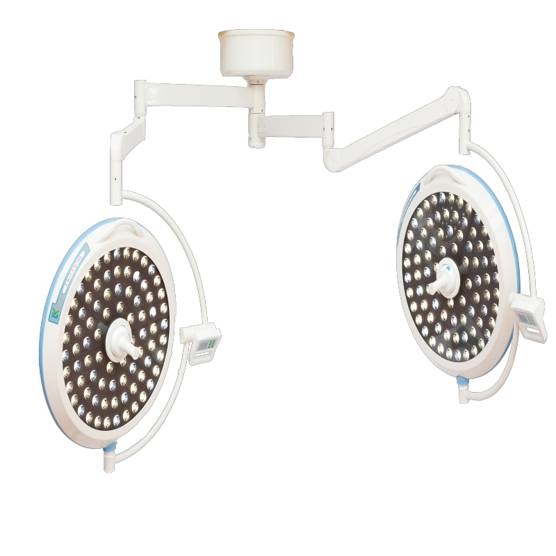 700/500 Medical Shadowless Operating Lamp Double Dome Ceiling Mounted Surgery Room Lamp Surgical Light