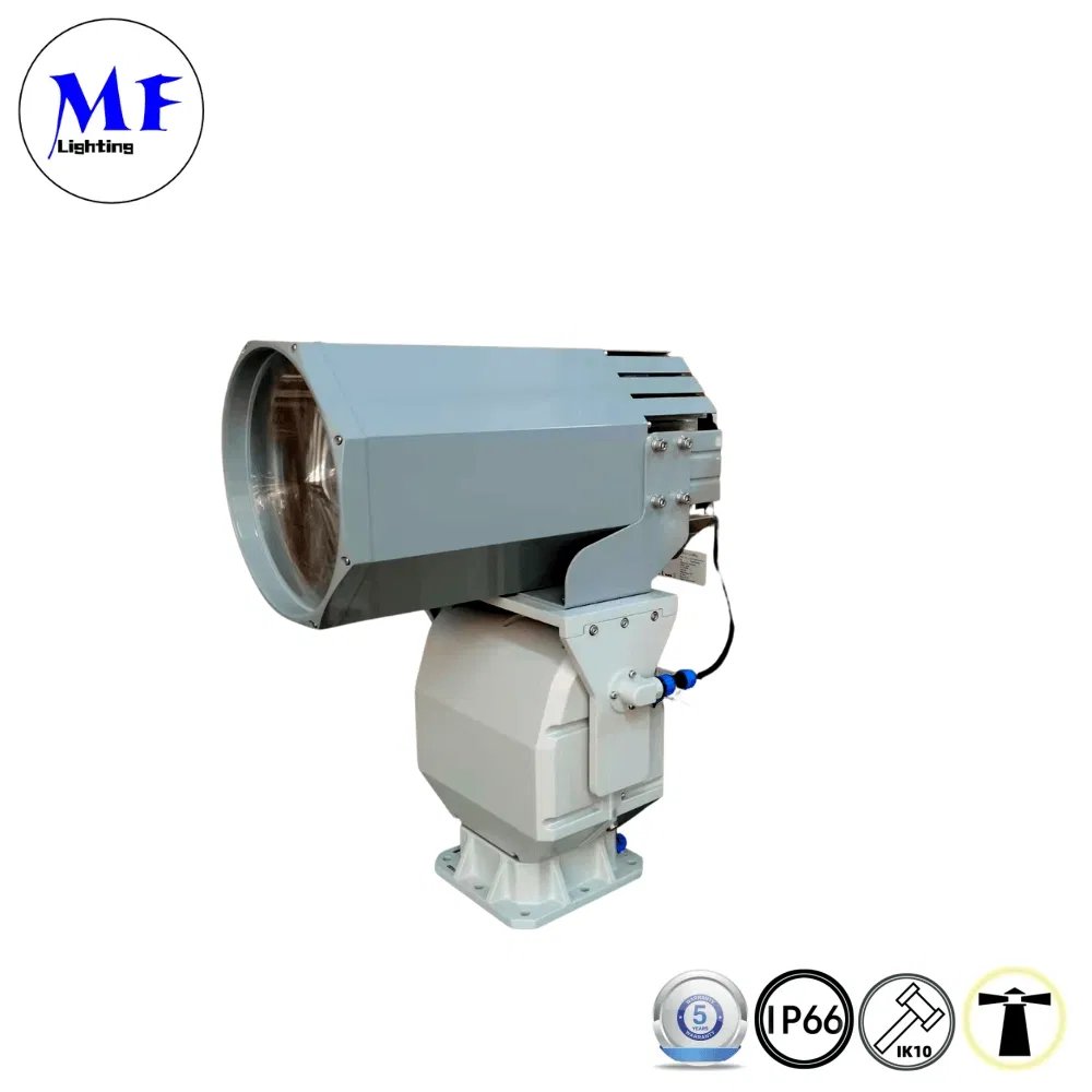 Factory Direct 200W 300W 2.1° 3° IP66 Waterproof 1000m 2000m 3000m Sea Ship Vessel Boat Marine Searching Rescue Searchlight LED Spot Search Light