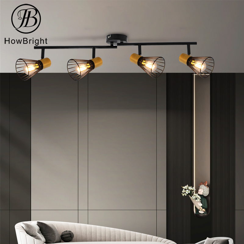 Decorative LED Spot Light Classic Metal Spotlight with E14 Bulb