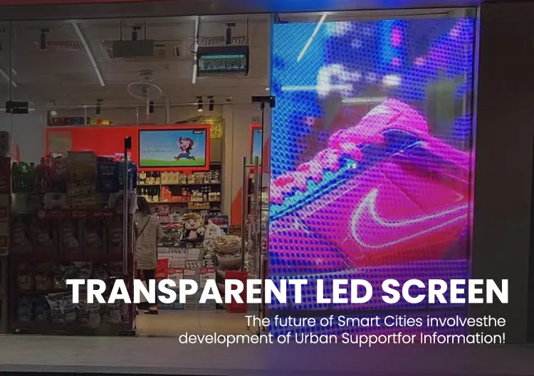 Commercial Transparent LED Window Display