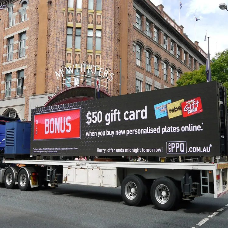 Szxgc Wholesale Price P4 Mobile Truck Large Advertising LED Display