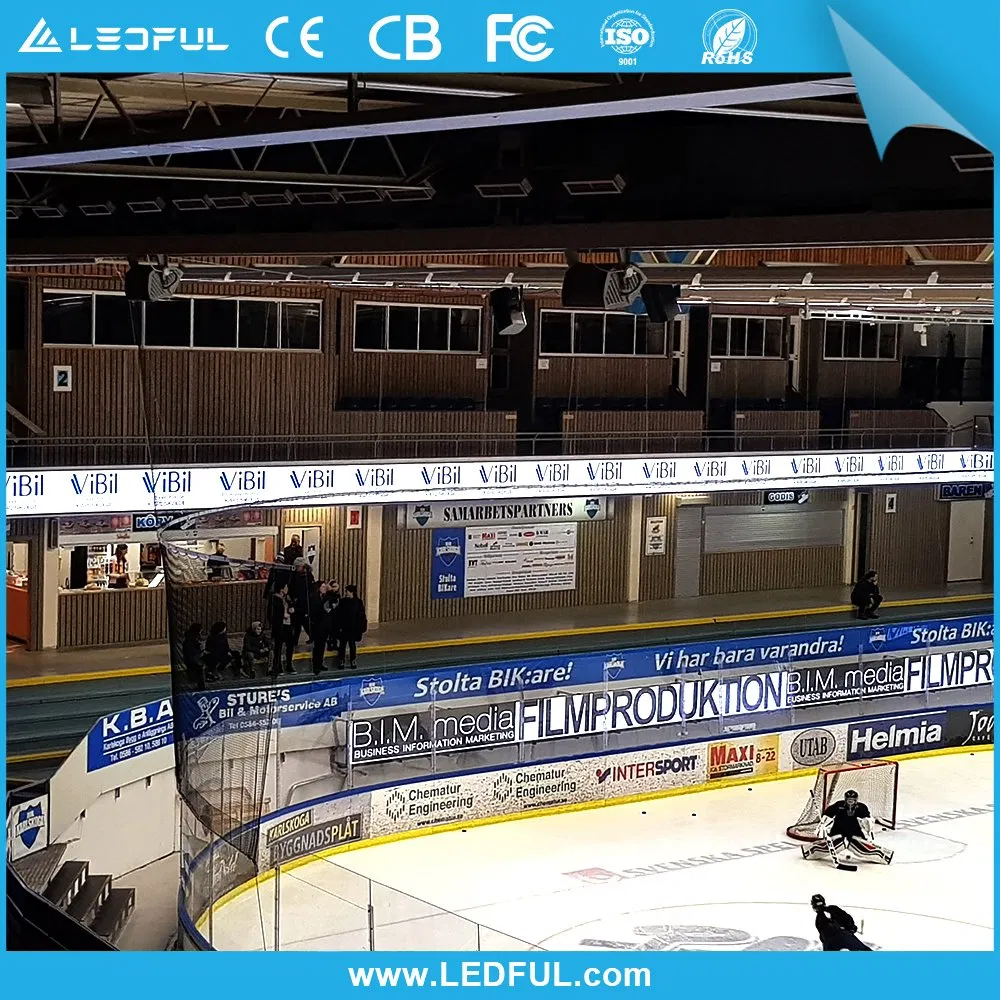 Stadium Perimeter LED Display Board P6/P8/P10/P12/P16/P20 Sports Advertising Full Color LED Display Screen