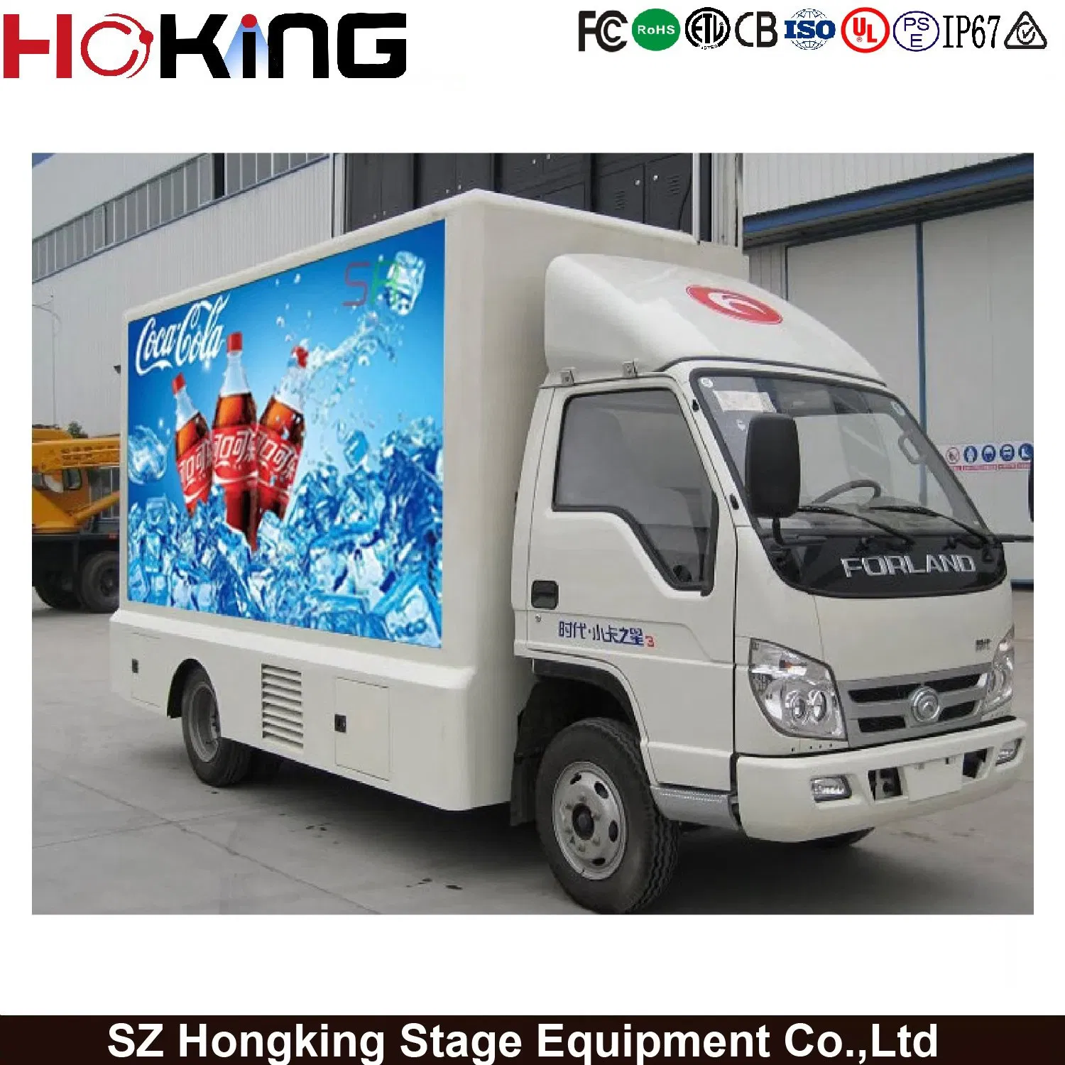 Full Color P6 Mobile Billboard LED Advertising Truck LED Box Moving LED Signage Display Outdoor
