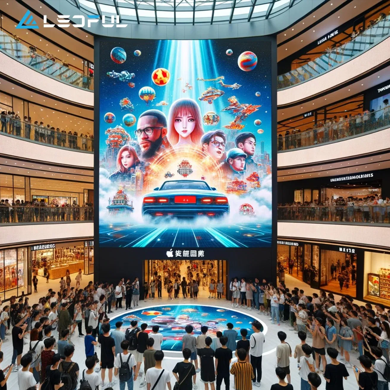 High Definition Indoor Outdoor Full Color P1.25 P1.5 P1.6 P1.8 P2 P2.5 P3 P4 P5 P6 P10 SMD Digital Advertising Video Wall TV Billboard LED Display Screen Panel