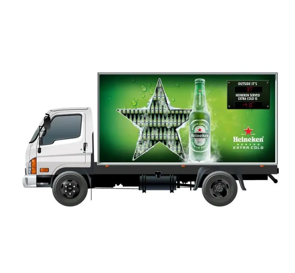 P5 Outdoor Full Color Rental High Quality Mobile Truck Trailer Car Moving Advertising LED Display