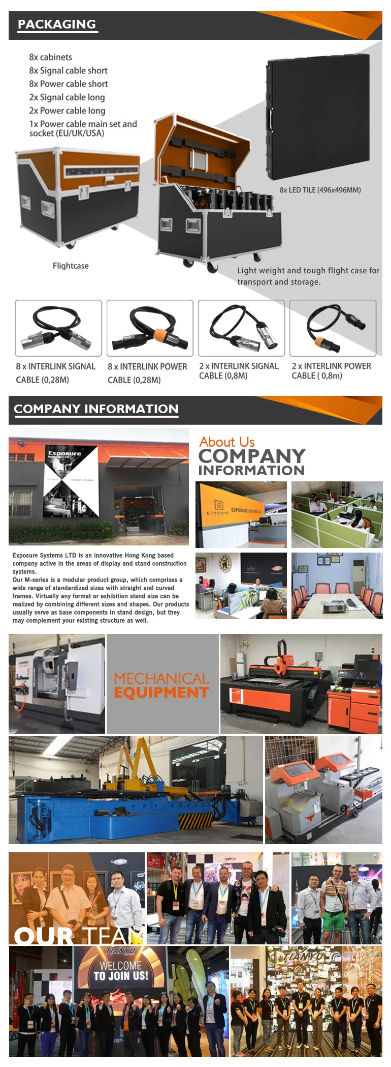 LED Cabinet Structure