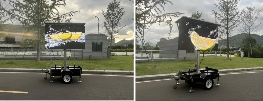 Solar LED Trailer View 2