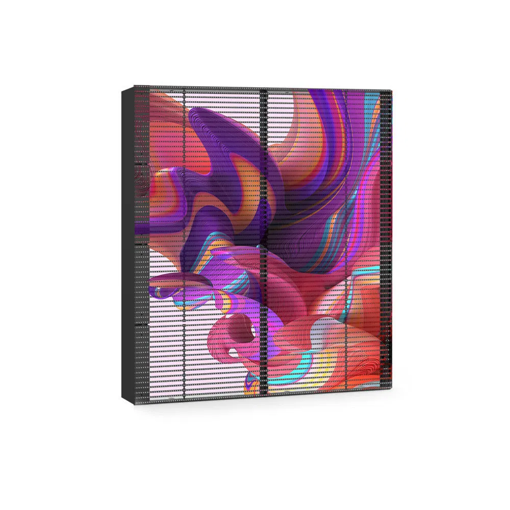 High-Transparency Curtain Smooth Display Environmentally Friendly Lighting Glass Wall Transparent LED Display