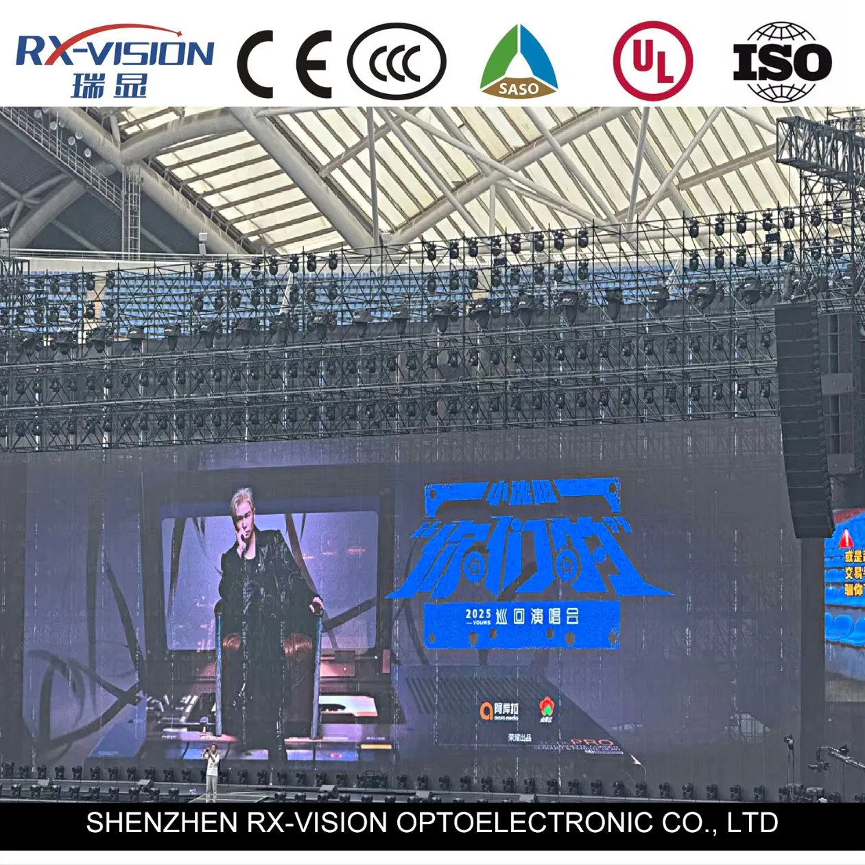 High Definition P3.91 500*1000 Rental LED Panel Video Wall Outdoor Stage LED Concert Screens