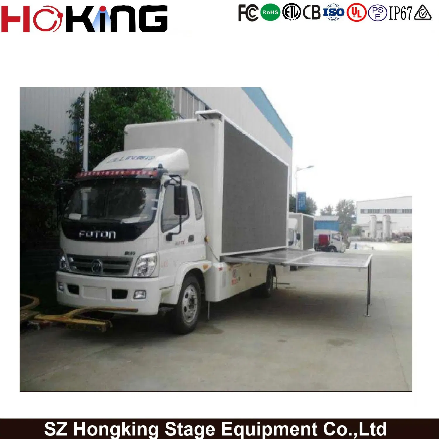 Full Color P6 Mobile Billboard LED Advertising Truck LED Box Moving LED Signage Display Outdoor