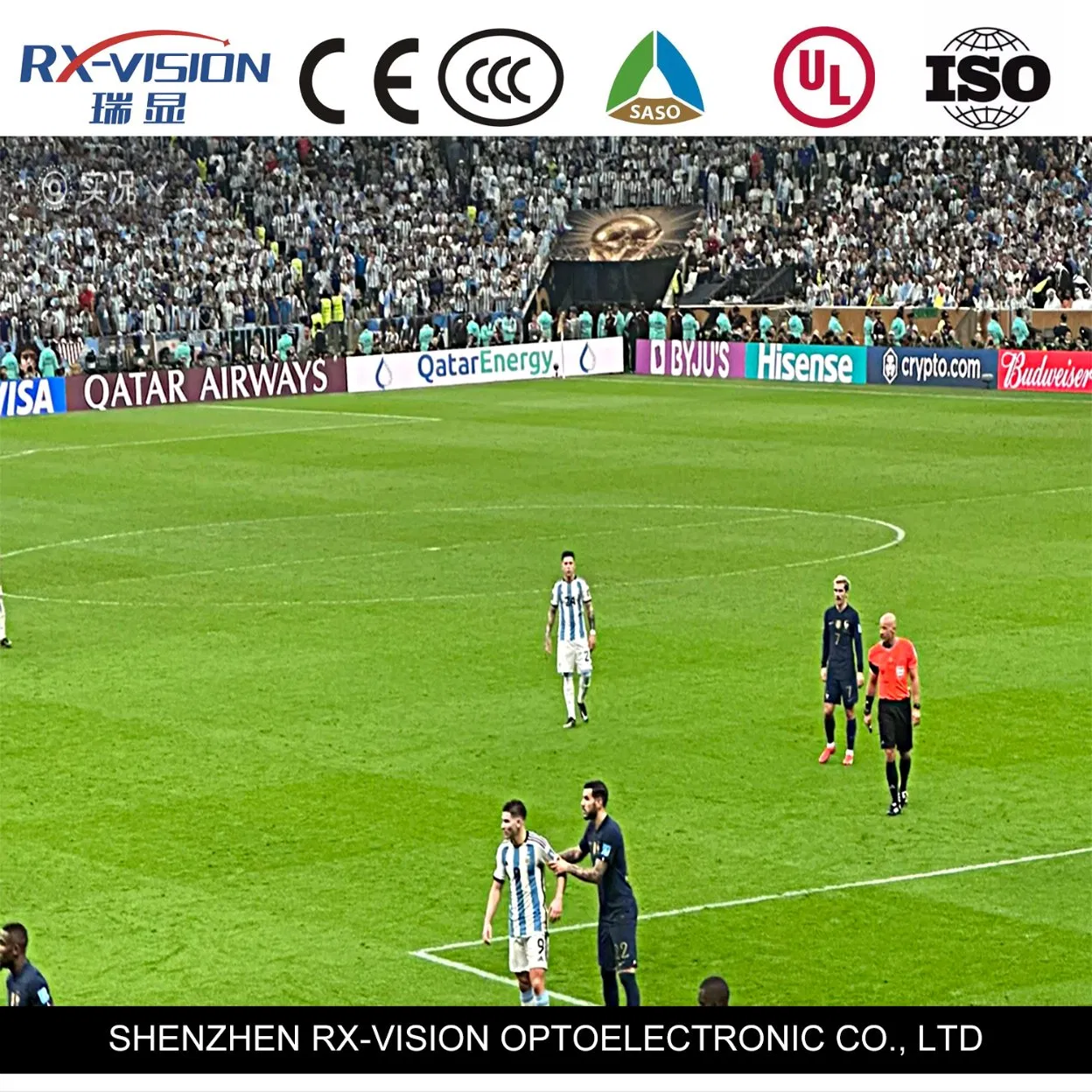 P8.33 Basketball Football Outdoor Sports Stadium Perimeter LED Display Screen