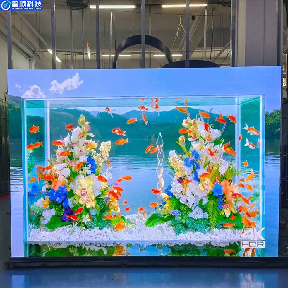 Pushunled Full Color Outdoor/Indoor P3.91 Stage Setting Rental LED Screen