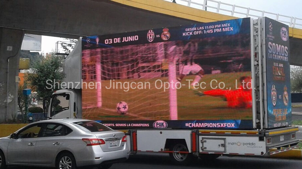 Outdoor Moving Vehicle Video Advertising Mobile Trailer/Truck LED Display