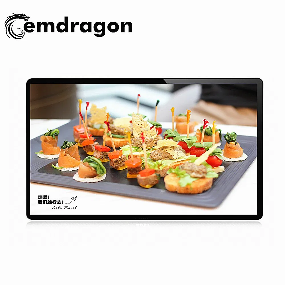 Touch Screen Monitor Ad Player 32 Inch Wall Mount Digital Signage Player Truck Mobile Advertising LED Display