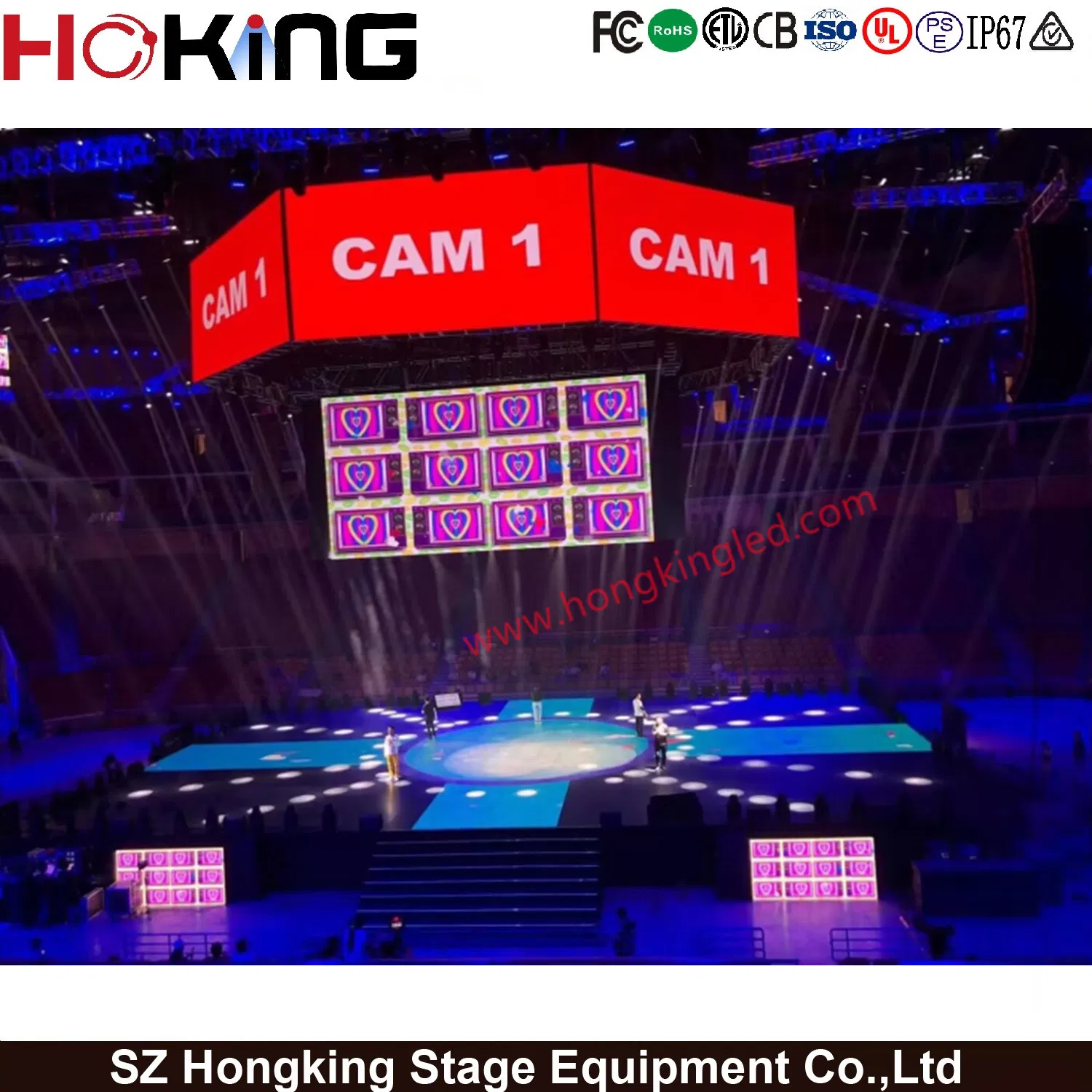 Outdoor Full Color SMD P5/P6/P4 Fixed Install LED Display Billboard