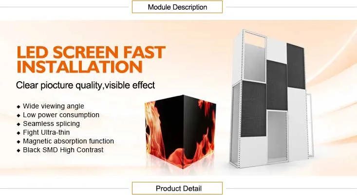 High-Resolution Full Color P2 LED Display for Events