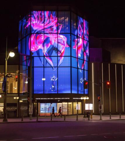 Super Light Transparent LED Display Indoor Outdoor See Through LED Video Wall