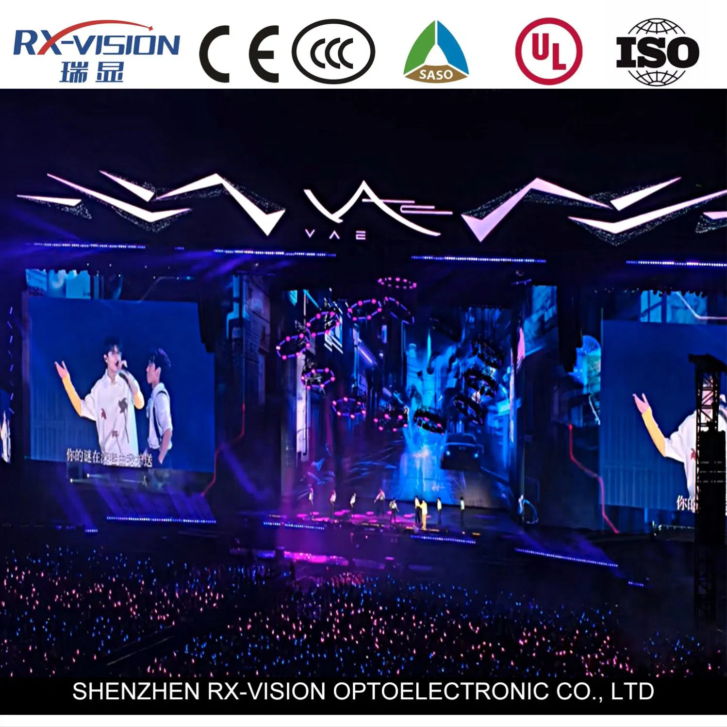High Definition P3.91 500*1000 Rental LED Panel Video Wall Outdoor Stage LED Concert Screens