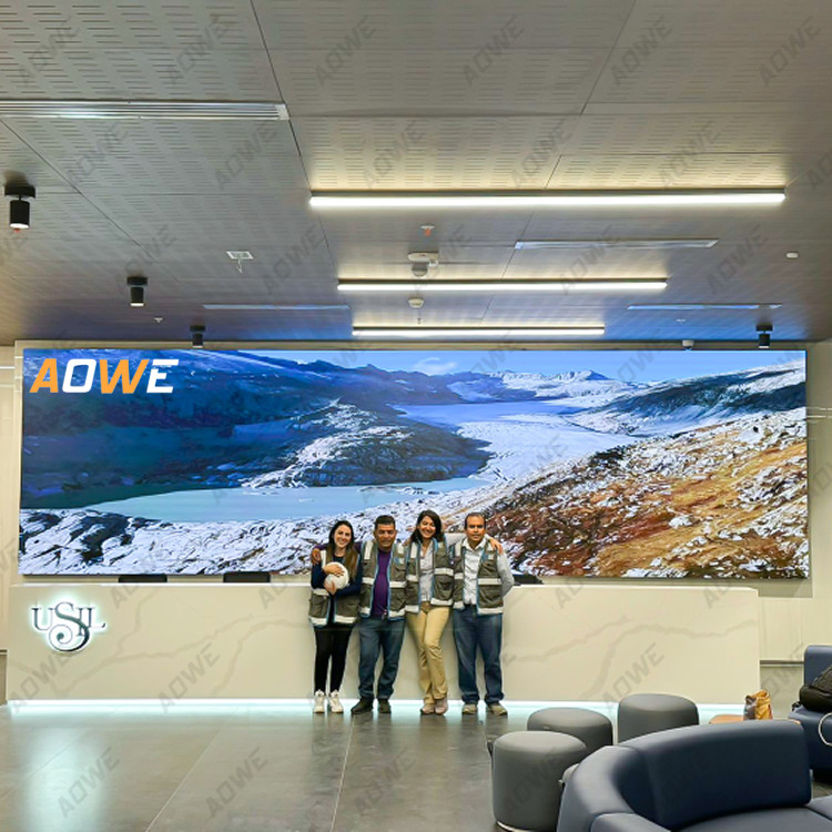 Small Pixel Pitch HD Waterproof Gob COB LED Display Indoor Cabinet 4K Indoor LED Display 600X337.5