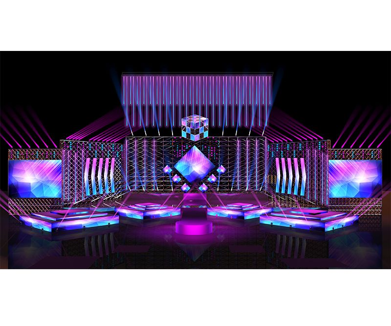 Indoor Advertising Video Wall Full Color LED Display Screen