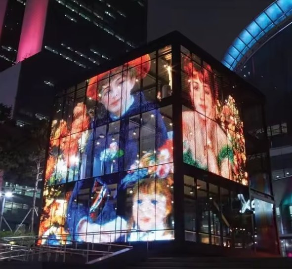 Super Light Transparent LED Display Indoor Outdoor See Through LED Video Wall