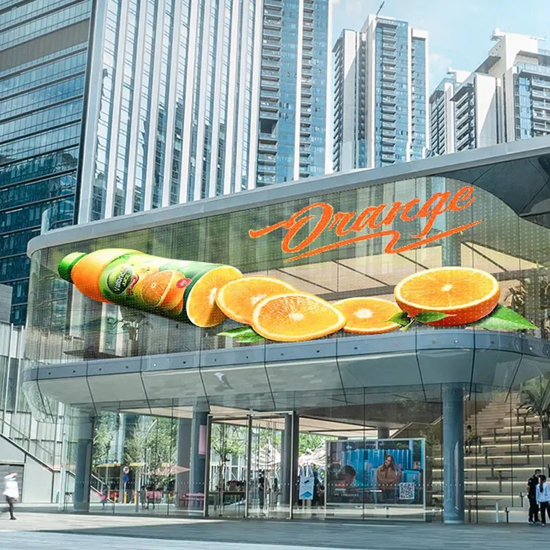 New Design P3.91 Indoor Full Color Transparent LED Display