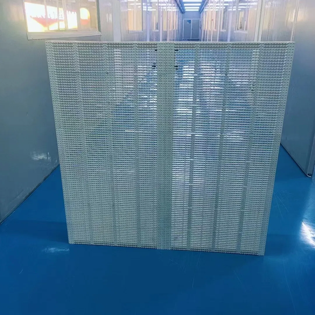 Ultra-Slim Transparent LED Display for Indoor Advertising Solutions