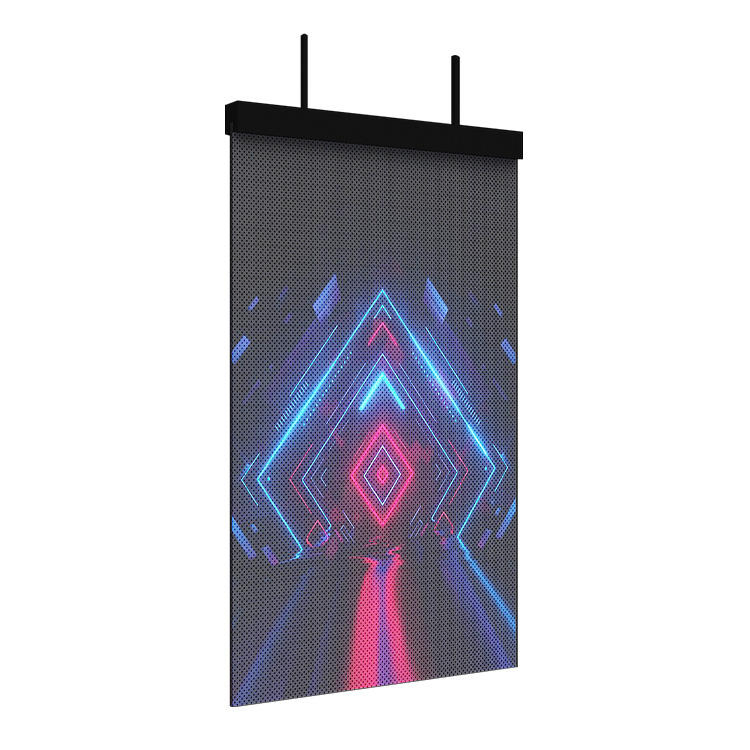 P3.91 Transparent LED Display Building Wall Window Indoor Outdoor LED Display Screen for Shopping Mall