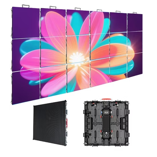 High Performance Rental LED Display P3.91 P4.81 for Stage Event Lightweight Design Die-Casting Aluminum Cabinet Resolution HD LED Video Wall OEM Available