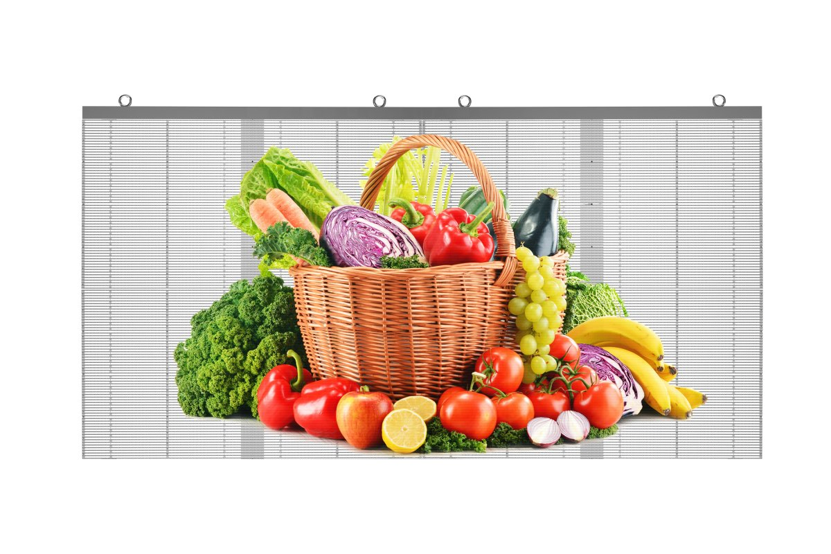 Indoor Outdoor Full Color Rental LED Video Wall Fixed Transparent P3.91-7.81 Glass LED Advertising Digital Billboard