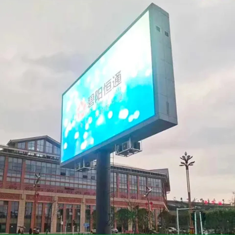Outdoor Steel Structure Billboard P6 Fixed LED Screen Display Digital Advertisement Billboard