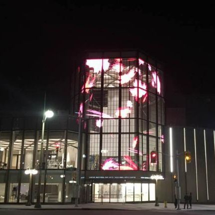 Video Display 3.91-7.81 500X1000mm Transparent LED Display Included Transparent LED Video Wall