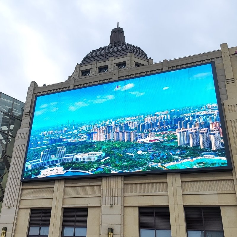 High-Resolution P5 Outdoor LED Display Module for Building Wall 3D Advertising