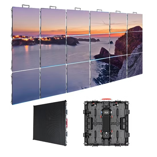 High Performance Rental LED Display P3.91 P4.81 for Stage Event Lightweight Design Die-Casting Aluminum Cabinet Resolution HD LED Video Wall OEM Available