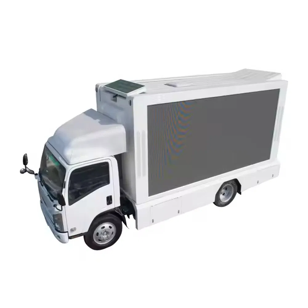 2025W Hw-Ql3815W Outdoor Advertising LED Mobile Truck in 3 Sides LED Display