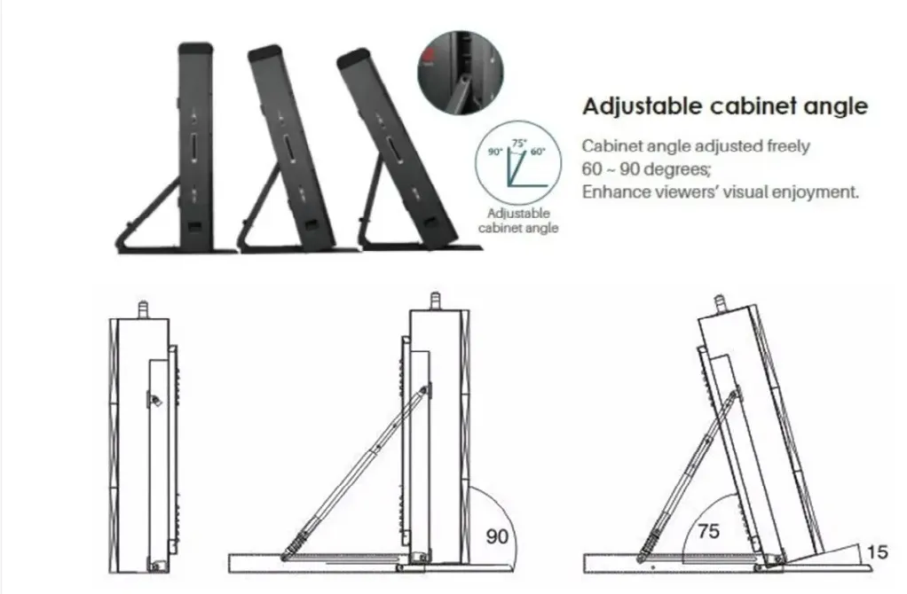LED Cabinet Rear View