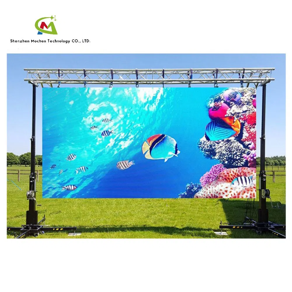 500X500mm Cabinet Giant Indoor Outdoor Full Color P2.9 P3.91 P4.8 P2.6 Stage Background Seamless Rental LED Display Screen