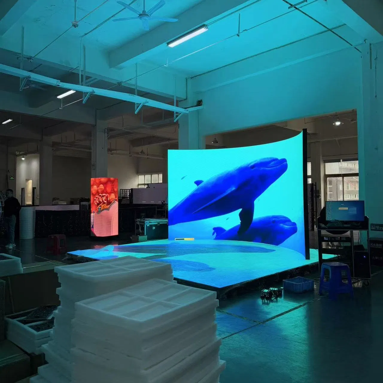 P4 LED Module Indoor Soft Curved Flexible LED Display for Digital Signage Displays