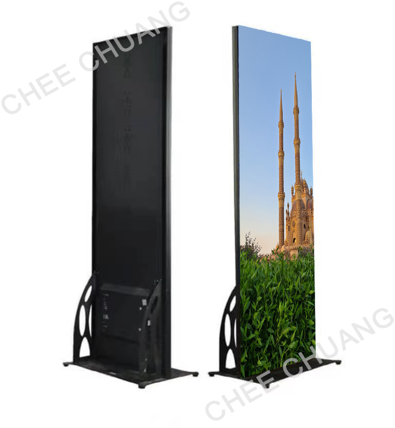 Hot Sale Portable Smart Indoor P1.86 LED Poster Display Screen for Advertising by U Disk and WiFi Control