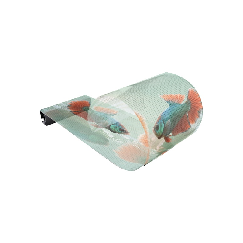 Flexible Transparent Indoor LED Display with Lightweight High Resolution &amp; Versatile Shapes for Cinema